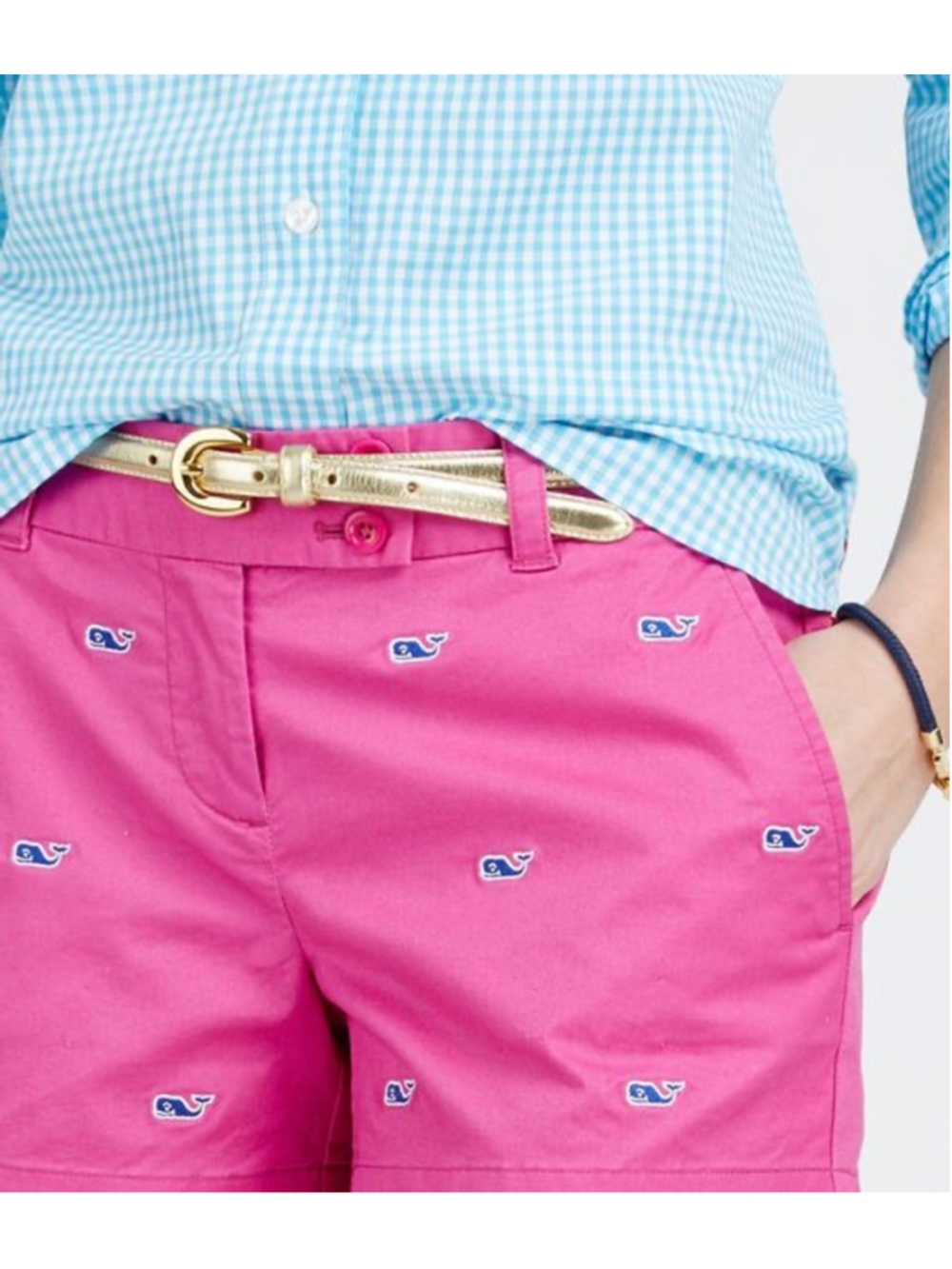Vineyard Vines Day Boat Classic Chino Shorts Size 4 Whale Nantucket Coastal H7